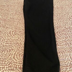 KUT FROM THE KLOTH WOMENS SIZE 16 SHORT BLACK DENIM BUTTON ZIPPER CLOSURE